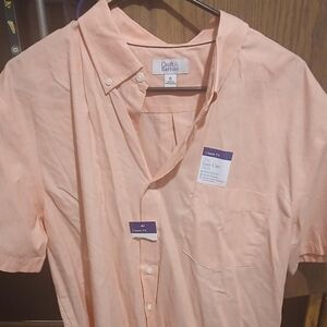 Croft & Barrow Men's XL Light Orange Casual Shirt